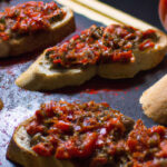 bruschetta di cervo