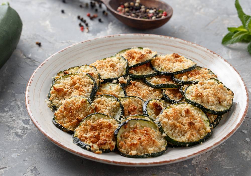 Zucchine al forno con parmigiano - Sapori e Sfizi