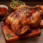 Pollo al forno con spezie adatta per diabetici