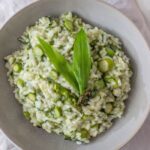 Risotto con asparagi e zucchine per diabetici