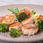 polpette di salmone con verdure per diabetici