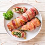 Pancetta al Forno Ripiena di Spinaci e Formaggio