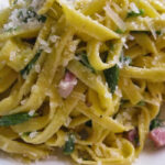 Tagliatelle Asparagi e Pancetta