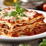 lasagne con erbette e salciccia